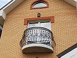 Перила ковані на балкон арт.кп 30, фото 7