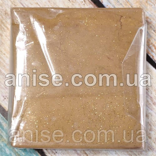 Полимерная глина Lema Glitters, №0403 золото, 64 г / Полімерна глина Lema Glitters, №0403 золото 64 г, фото 1