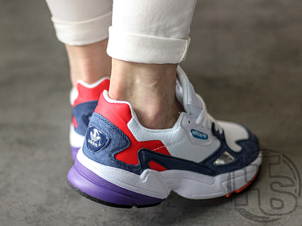 Adidas falcon crystal white sale