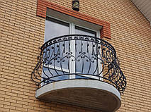 Кованые перила на балкон 2