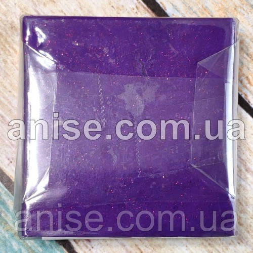 Полимерная глина Lema Glitters, №0407 фиолетовый, 64 г / Полімерна глина Lema Glitters, №0407 фіолетовий 64 г, фото 1