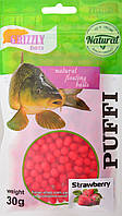 Воздушное тесто Grizzly Baits Puffi Mini (6-8 мм) Клубника 30гр