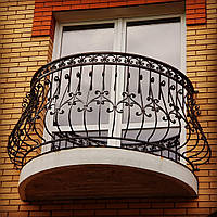 Перила кованые на балкон арт.кп 30