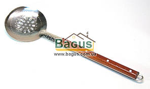 Шумівка вузбекська з неіржавкої сталі 40х11см для плову (Узбекістан)