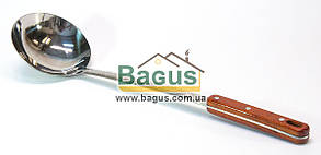 Ополоник із неіржавкої сталі 44х11см вузбекський для плову (Узбекістан)