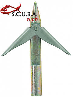 Наконечник Salvimar Lazio AC 005 оцинкований з 2 пелюстками з нержевеющей стали для підводної рушниці