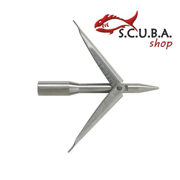 Наконечник Salvimar Portoghese АС 029 з нержавіючої сталі з 2 пелюстками для підводної рушниці, фото 1
