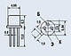 2Т3108В транзистор PNP підсилювальний 250МГц (0,02А. 45В) (h21е: 100-300) Au (ТО18) (військове прийма, фото 2