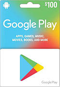 Подарункова карта Google Play Gift Card на суму 100 USD, US-регіон