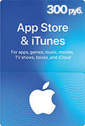 Подарункова карта iTunes Apple / App Store Gift Card на суму 300 рублів, RU-регіон