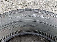 Літня гума пара б/у з Європи 205/75/16C Kumho Radial (шини 2 шт.), фото 6