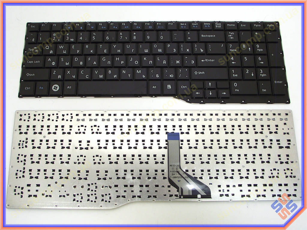 Клавиатура для Fujitsu Lifebook AH532, A532, N532 ( RU Black СТАРЫЙ Дизайн! ). Внимание! Перед покупкой - фото 1 - id-p331837662