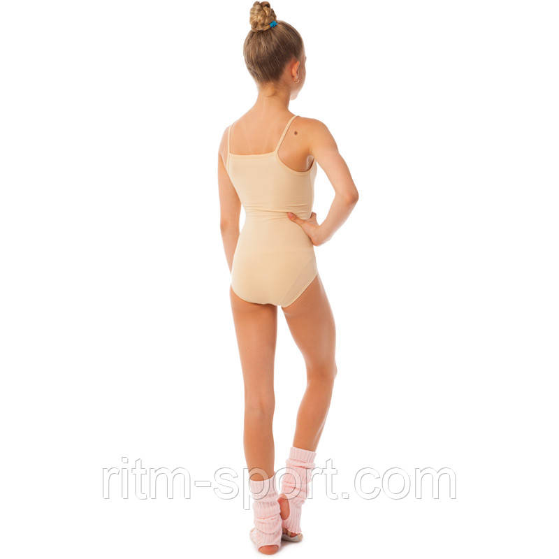 Купальник на бретелях тілесний (патрон)