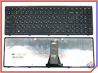 Клавиатура для LENOVO IdeaPad G500s, G505s, S500, S510p, Z510,Flex 15, 15D (RU Black с рамкой) Оригинал