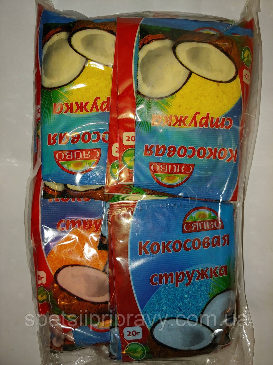 Стружка кокосова асорті 20 г