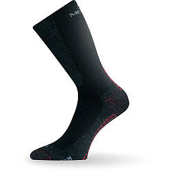 Теплі шкарпетки чоловічі Lasting WSM, розмір M (38-41), Чорні