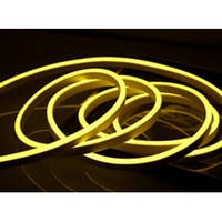 Світлодіодний гнучкий неон на 12v лимонно-жовтий(LY) 6w 120Led 2835 8*16mm IP65