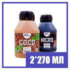 2 х 270 мл Coco Kit - Комплект добрив для вирощування в кокосі.