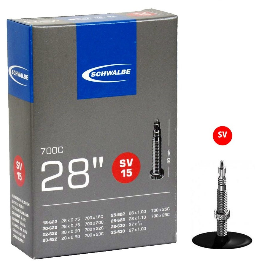 Камера 28" (18/28x622/630) Schwalbe SV15 40 мм EK