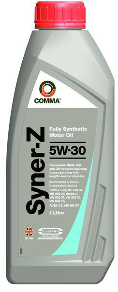 Моторна олива SYNER-Z 5W30 1L COMMA (555016)