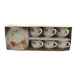 Чайний сервіз Helios з орхідеями 12 предметів 190 мл (7401)