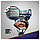 Набор Gillette "Fusion5 ProGlide" (станок Flaxball (2 касети)+гель200), фото 4