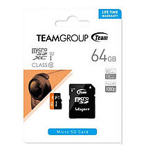 Карта пам'яті Team 64 GB class 10