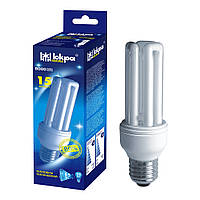 Лампа компактная люминесцентная ИСКРА КЛЛ 3U 15W 3000К Е27, теплый белый