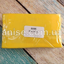 Полимерная глина Пластишка, №0105 желтый G, 250 г / Полімерна глина Пластішка, №0105 жовтий G, 250 г