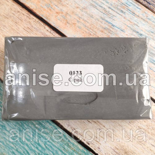 Полимерная глина Пластишка, №0123 серый, 250 г / Полімерна глина Пластішка, №0123 сірий, 250 г - фото 1 - id-p638557308