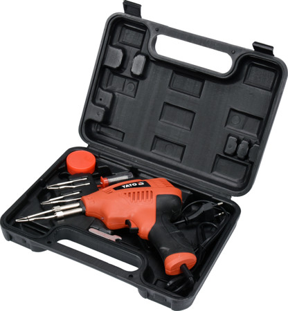 Імпульсний паяльник 200 Вт з аксесуарами YATO YT-82451 (Польща), фото 1