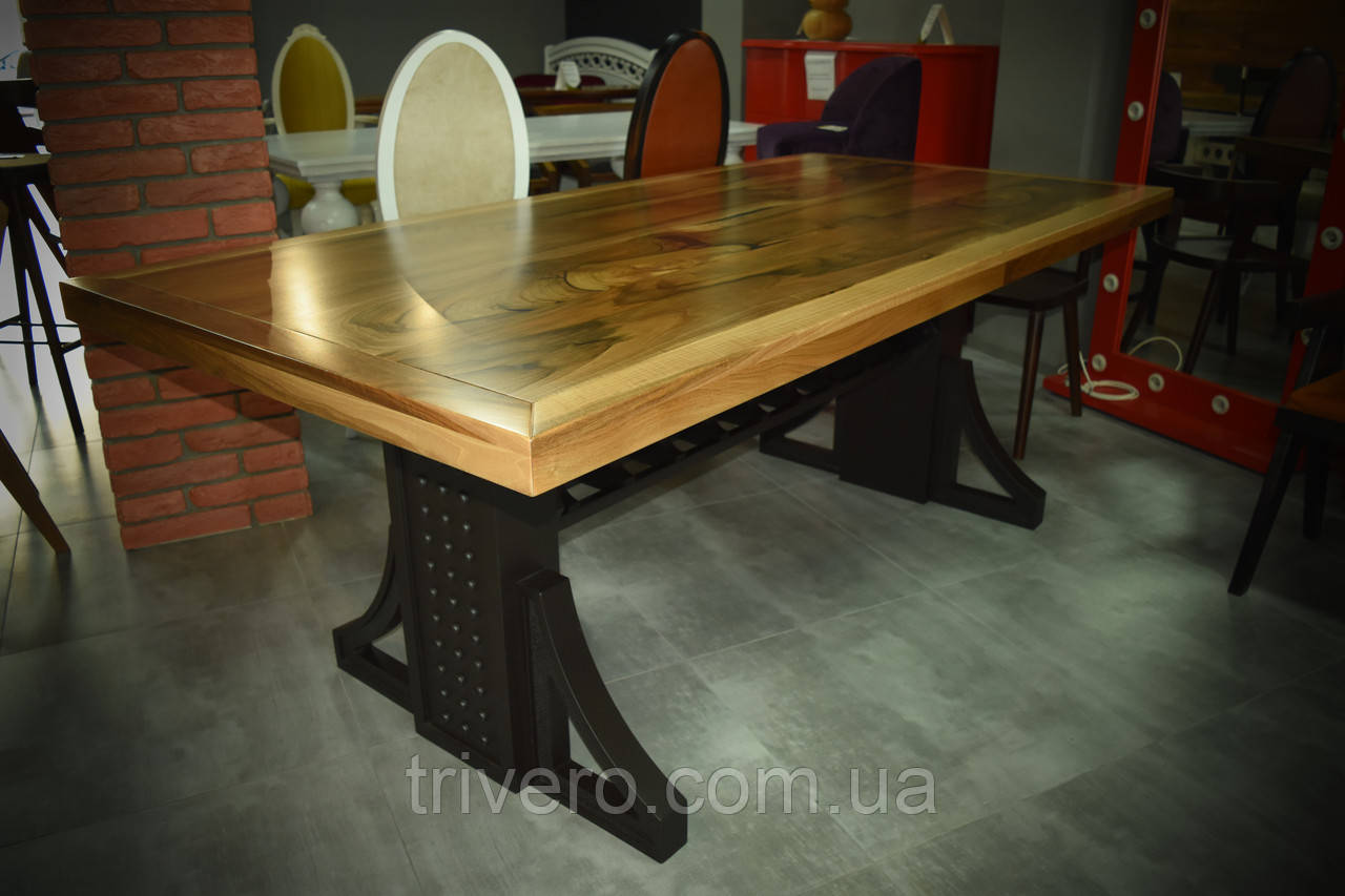 Великий стіл лофт в стилі loft масив