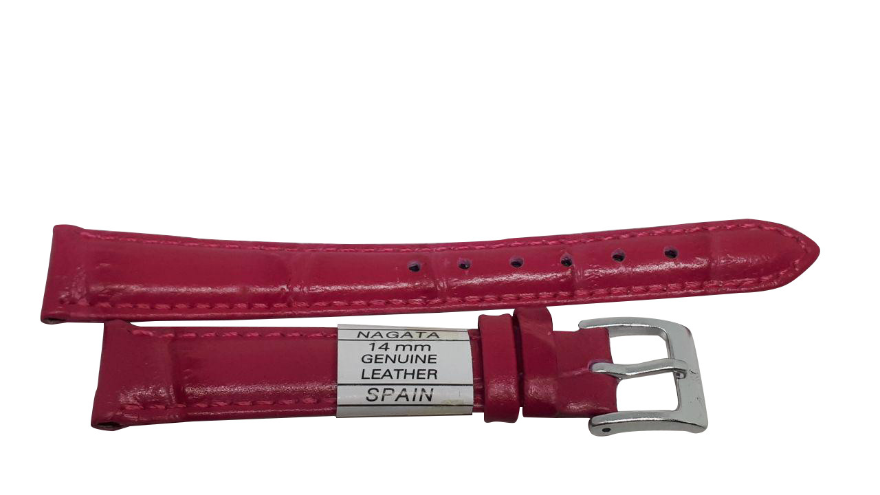 Ремінець Nagata 14 mm яскраво-рожевий, фото 1