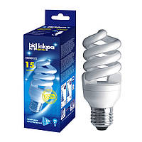 Лампа компактная люминесцентная ИСКРА КЛЛ спіральна 15вт 4000К Е27