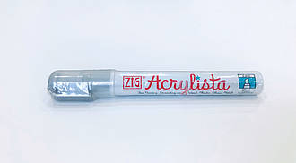 Маркер ZIG ACRYLISTA Chisel silver 6mm