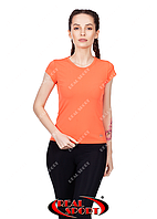 Спортивна футболка жіноча RSF 50, помаранчева (біфлекс, р-р S-XL)