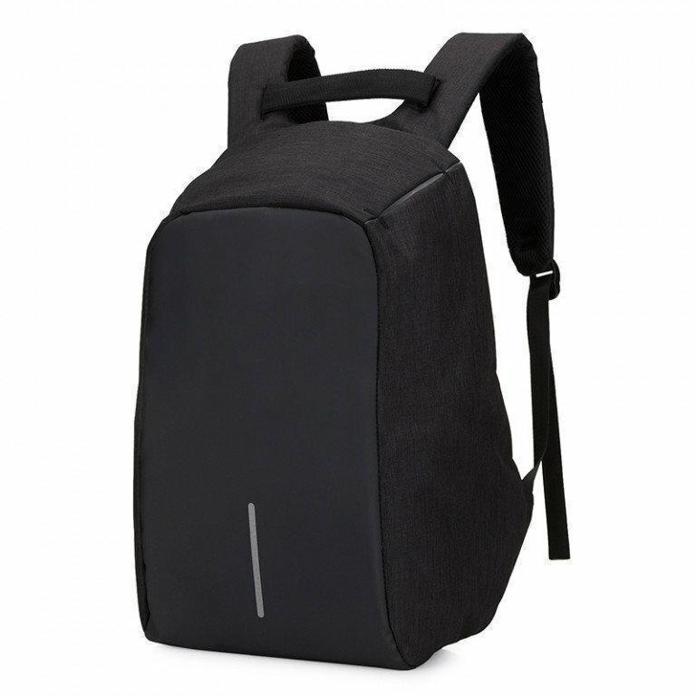 Рюкзак городской качественный антивор Bobby с USB, цвет черный + темно-серый - фото 9 - id-p1012660172