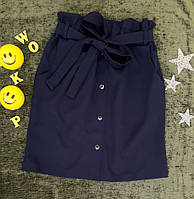 Школьная юбка для девочек ( ткань- мадонна )140- рост