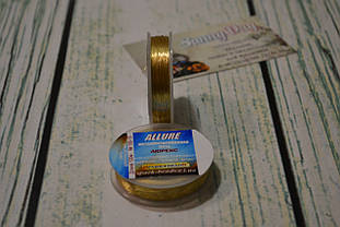 Люрекс ALLURE (кругла металізована нитка), колір - золото дымчатое