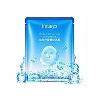 Маска з гіалуроновою кислотою, льодовиковою водою та мінералами Images Hydra Soothing Skin Ice Membrane Mask