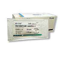 Поліпропілен RT-med USP 2/0 (EP 3) зі звор. ріж. голкою 36мм 3/8 кола