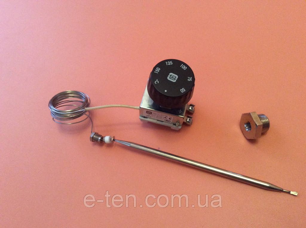 Терморегулятор двополюсний капілярний MMG: Tmax=150 °C / 20А / 250 V / L = 220 см Угорщина