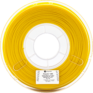 Пластик в котушці ABS PolyLite 1,75 мм, Polymaker, 1кг жовтий, фото 1