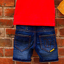 Модні дитячі шорти для хлопчика джинсові Desigual Іспанія 41D3660 Синій