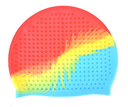Шапочка для плавання на довге волосся Finals Silicone 01 різнобарвна