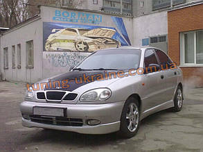 Передня спідниця на Хетчбек Chevrolet Lanos