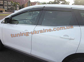Вітровики з хром кантиком на Mazda CX7