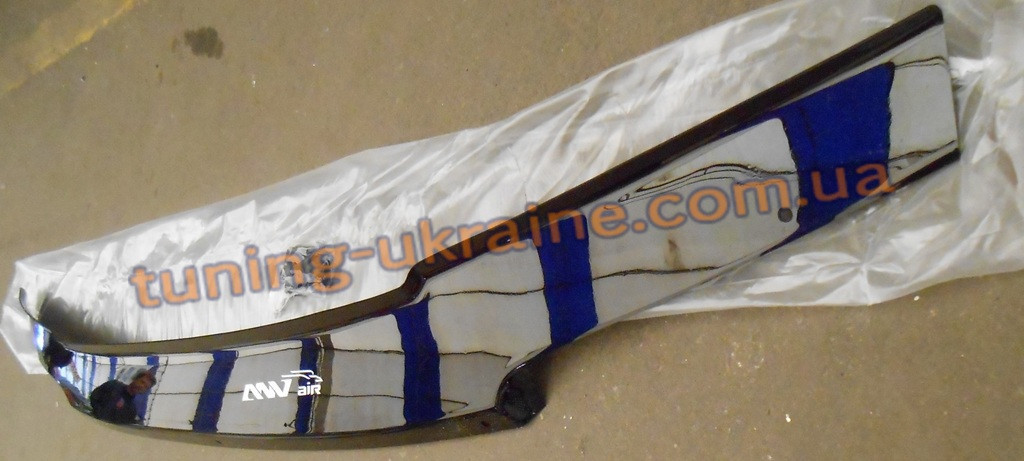 Дефлектор капоту (мухобійка ANV) для Daewoo Nexia 2003-07 на скобах
