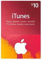 Подарочная карта iTunes Apple / App Store Gift Card на сумму 10 usd, US-регион