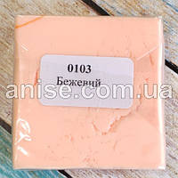 Полимерная глина Пластишка, №0103 бежевый, 75 г / Полімерна глина Пластішка, №0103 бежевий, 75 г